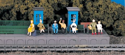 Bachmann Sitting Passengers, (7 pcs), HOScale