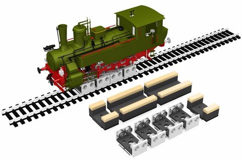 Bachmann Rollers & Drive Wheel Cleaners,HO Scale.