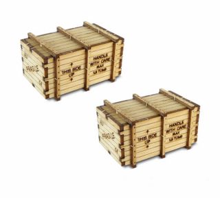 Bachmann Machinery Crates (2/Pk), Assembly Required, HO Scale