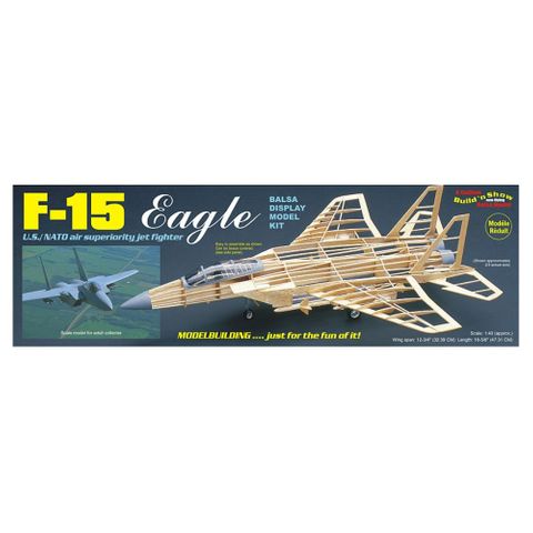 Guillows M.D. F-15 Eagle 1:40 Scale Balsa Model Kit, 323 WS