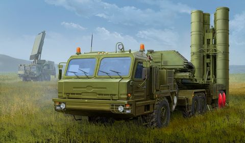 Hobbyboss 1:35 Russian Baz-64022 W/5P85TE2 TEL S-400