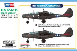 Hobbyboss 1:72 Us P-61B Black Widow