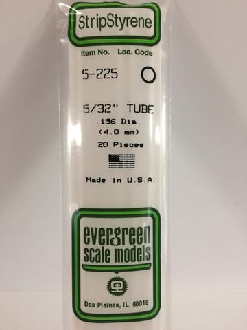 Evergreen Styr Tube 5/32(.156) (20)