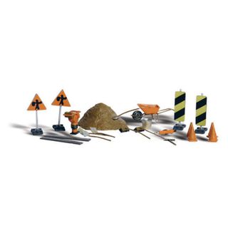 Woodland Scenics Road Crew Tools & Supplies, Ho Scale