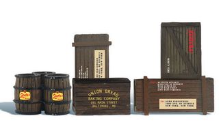 Woodland Scenics G Wooden Crates & Barrels *