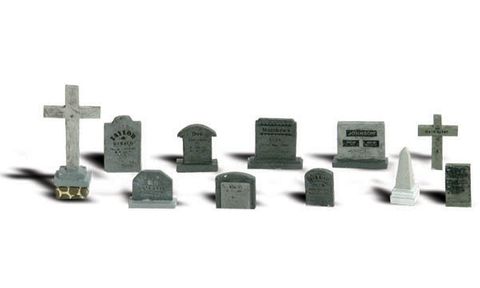 Woodland Scenics O Tombstones