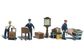 Woodland Scenics N Depot Workers & Accessories