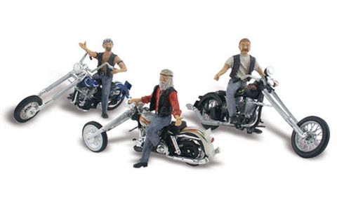 Woodland Scenics Ho Bad Boy Bikers