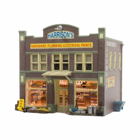 Woodland Scenics Ho Harrison's Hardware(Lit) *