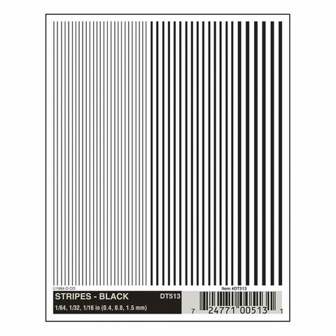 Woodland Scenics Stripes - Black