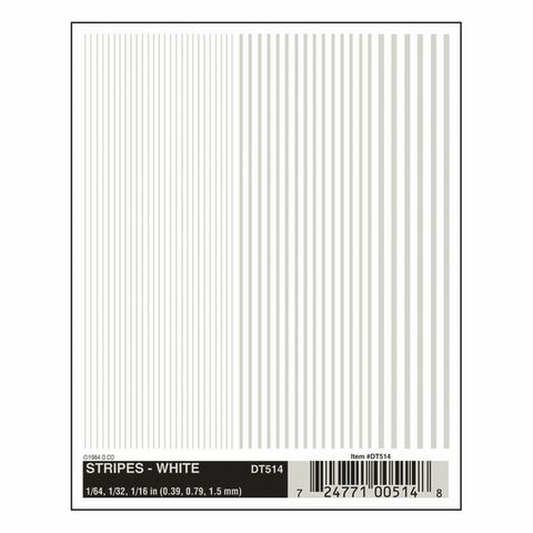 Woodland Scenics Stripes - White