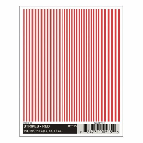 Woodland Scenics Stripes - Red