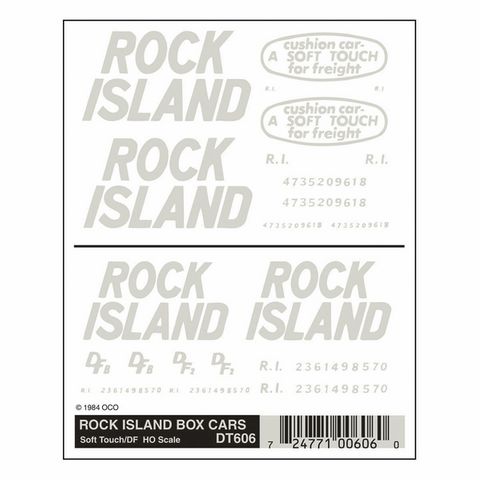 Woodland Scenics Rock Island Box Car Soft Touch