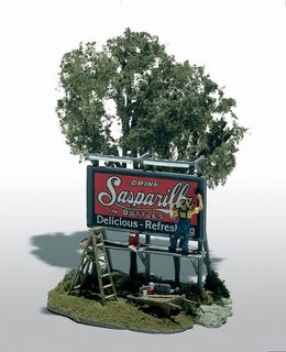 Woodland Scenics The Sign Painter Mini-Scene