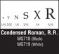 Woodland Scenics Condensed Roman Rr Black Dt