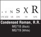 Woodland Scenics Condensed Roman Rr White Dt