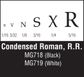 Woodland Scenics Condensed Roman Rr White Dt