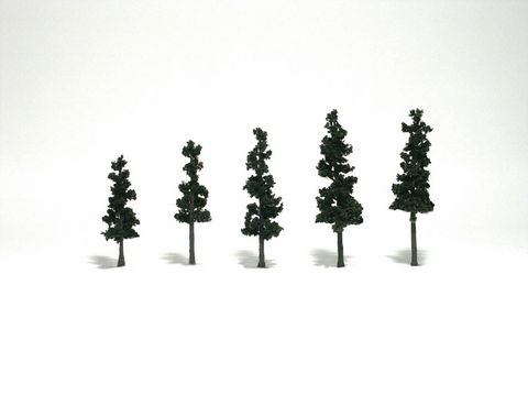 Woodland Scenics 2 1/2In - 4In Rm Real Pine 5/Pk