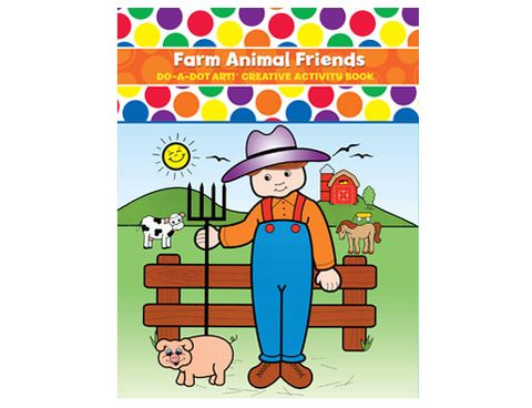 Do A Dot Do A Dot Art Book Farm Animal Friends