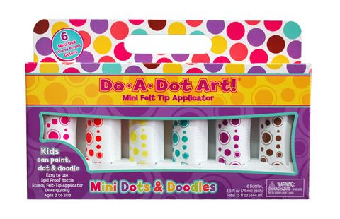 Do-A-Dot Art Mini Washable Markers, Jewel Tone - 6 count