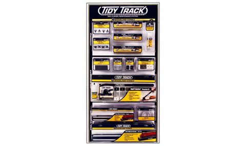 Woodland Scenics Tidy Track Merchandiser, vinyl disp. sheet with hooks