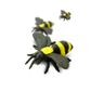 Safari Ltd Bumble Bees Good Luck Minis