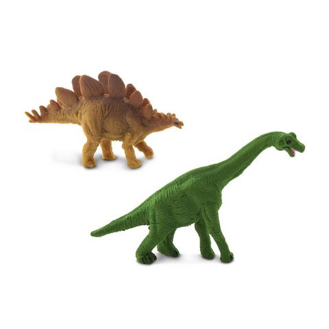 Safari Ltd Brachiosaurus & StegosaurusGood Luck M