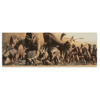 Safari Ltd Poster - Dinosaur Panorama Safariology