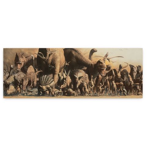 Safari Ltd Poster - Dinosaur Panorama Safariology