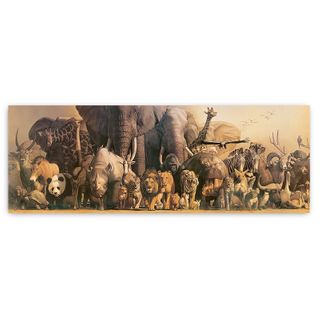 Safari Ltd Poster - Deluxe Wild Animal Panorama  Sa