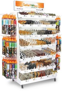 Safari Ltd Beige- The Showcase II Display 44006
