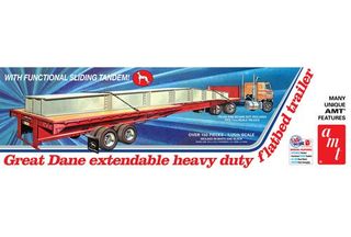 AMT 1:25 Great Dane Extend Flat Bed Trailer