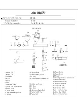 HSeng 5cc Replacement Cup&Lid #34