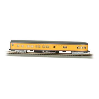 Bachmann Union Pacific Smooth Side Observation Car, Lit Int.  HO Scale