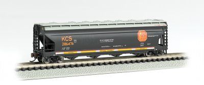 Bachmann Kansas City Sthn #286476 ACF 4-Bay Centre Flow Cvrd Hopper N