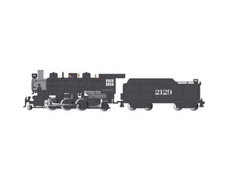 Bachmann Santa Fe #2129 Prairie 2-6-2 Loco & Tender, N Scale