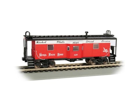 Bachmann Nickel Plate Road Bay Window w/Roof Walk Caboose, HO Scale