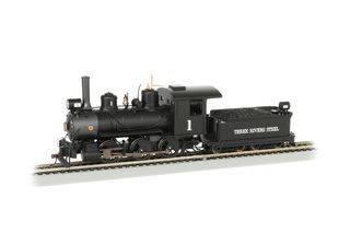 Bachmann Three Rivers Steel 0-6-0 SteamLoco W/DCC Sound Ready. On30