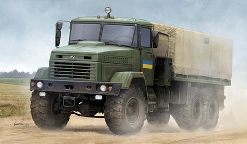 Hobbyboss 1:35 Ukraine Kraz-6322 SoldierCargo Truck