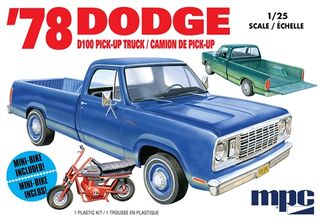 MPC 1:25 1978 Dodge D100 Custom Pickup (2T)