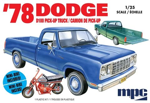 MPC 1:25 1978 Dodge D100 Custom Pickup (2T)