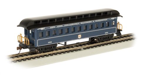 Bachmann Baltimore & Ohio Old Time Passenger Coach, Royal Blue. HO