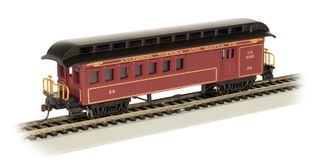 Bachmann Atchison Topeka and Santa Fe 1860-80 Era Combine. HO Scale