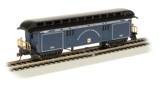 Bachmann Baltimore & Ohio Old Time Baggage Car Royal Blue. HO Scale