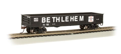 Bachmann Bethlehem Steel Billboard Lettering #46550 40ft Gondola. HO