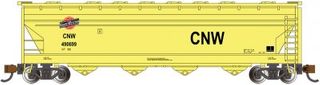 Bachmann Chicago & N/Western #490659 ACF56ft Ctr Flow Cvrd Hopper. HO