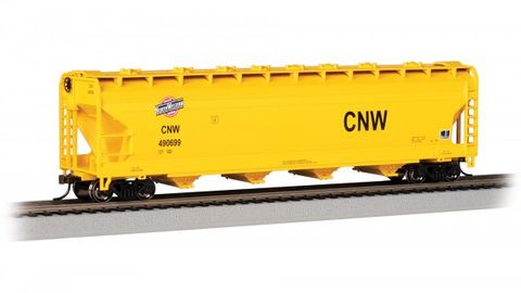 Bachmann Chicago & N/Western #490659 ACF56ft Ctr Flow Cvrd Hopper. HO