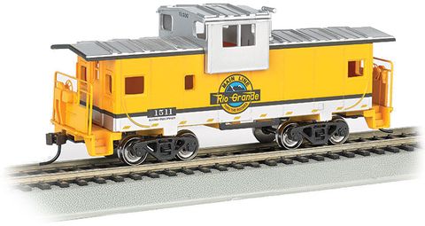 Bachmann Denver & Rio Grande Western #1511 Wide-Vision Caboose. HO