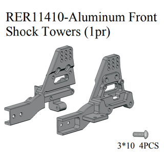 Redcat Aluminium Front Shock Towers (2)