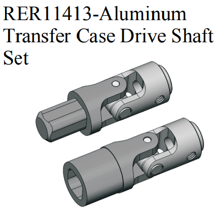 Redcat Aluminium Transfer Case Drive Shaft Set